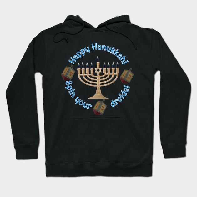 Happy Hanukkah! Hoodie by Laybov